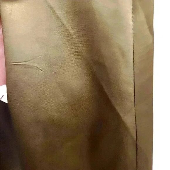 Chani Women's Gold Poly Satin Adj Spaghetti Strap Sun Dress w Silver Triangle Bu - Picture 7 of 14